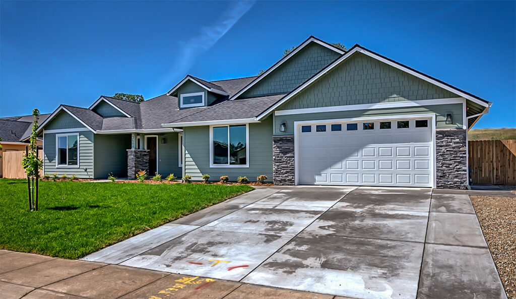 Custom exterior of home plan 2576.