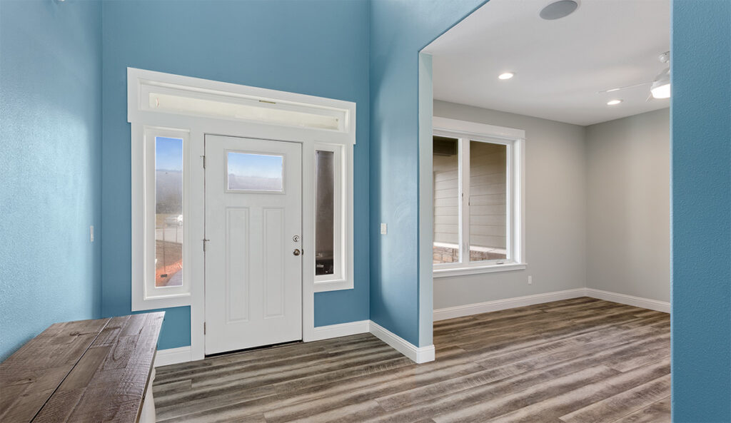 Foyer of home plan 2592.