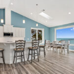 Kitchen and dining room in home plan 2592.