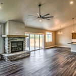 Living room to kitchen.