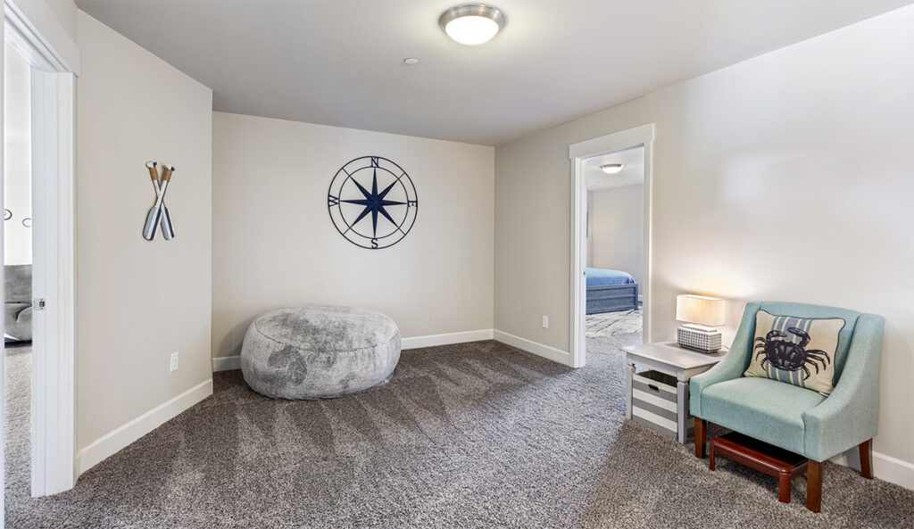 Flex space upstairs.