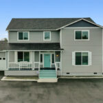 Front exterior of home plan 3072.