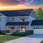 Home Plan 3072 optional elevation.