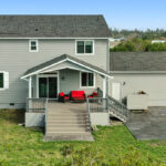 Back exterior of home.