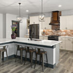 Custom kitchen in home plan 3295.
