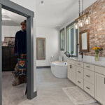 Primary suite bathroom.