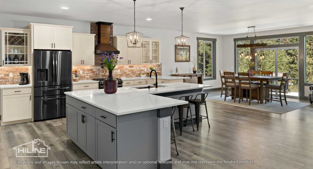 Home Plan 3295 kitchen.