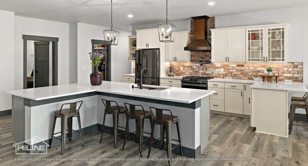 Home Plan 3295 kitchen.