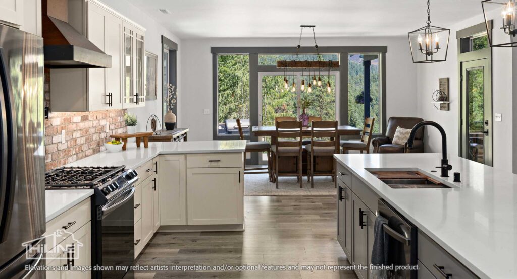 Home Plan 3295 kitchen.