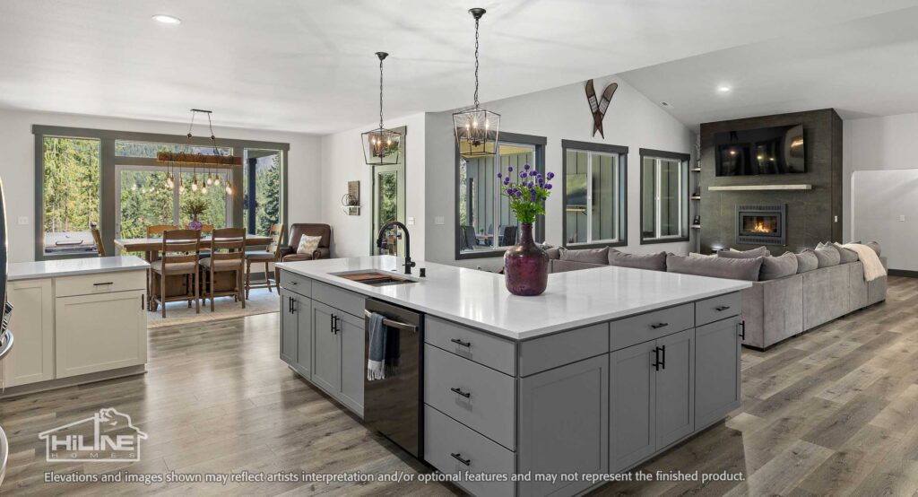 Home Plan 3295 kitchen.