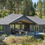 Home Plan 3295 exterior outdoor living space back.