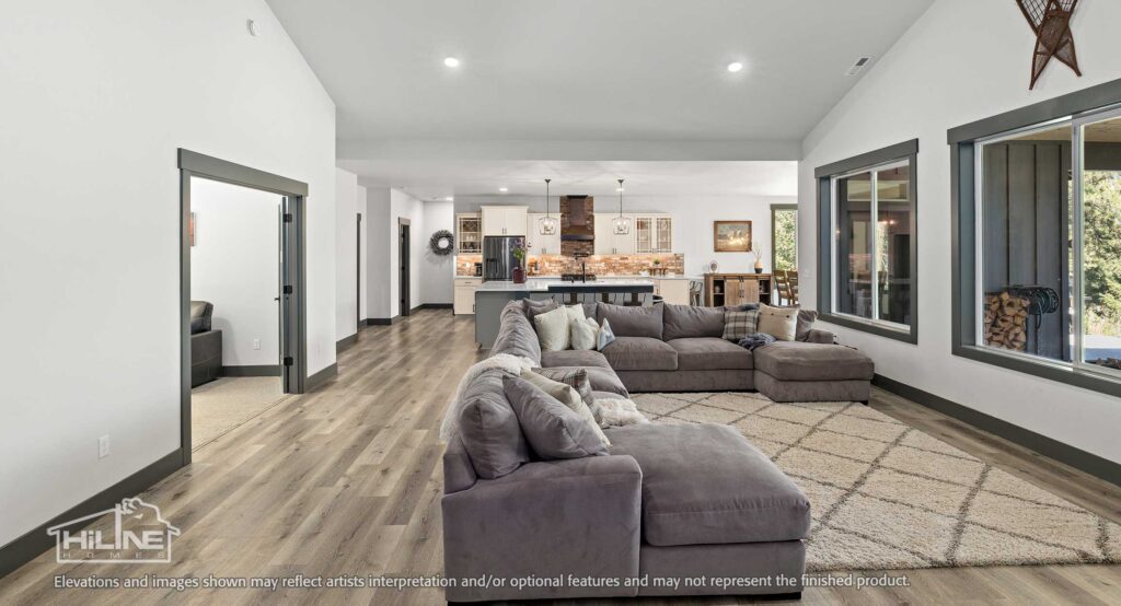 Home Plan 3295 Great Room.