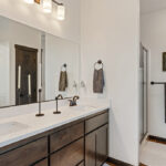 Customized bathroom.