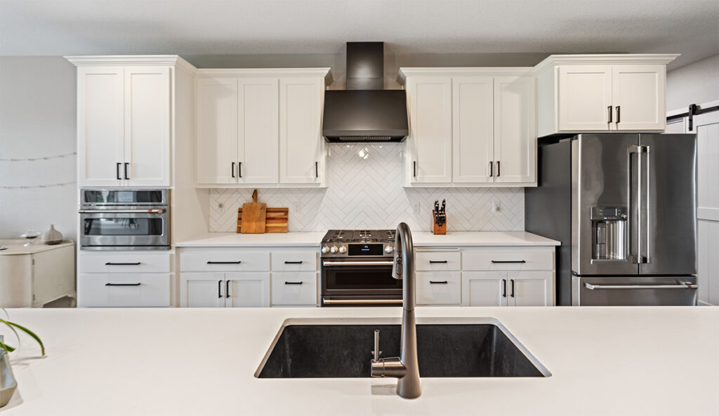 Kitchen of customized home plan 3711.