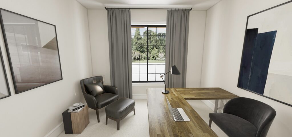 Home Plan 3711 office.