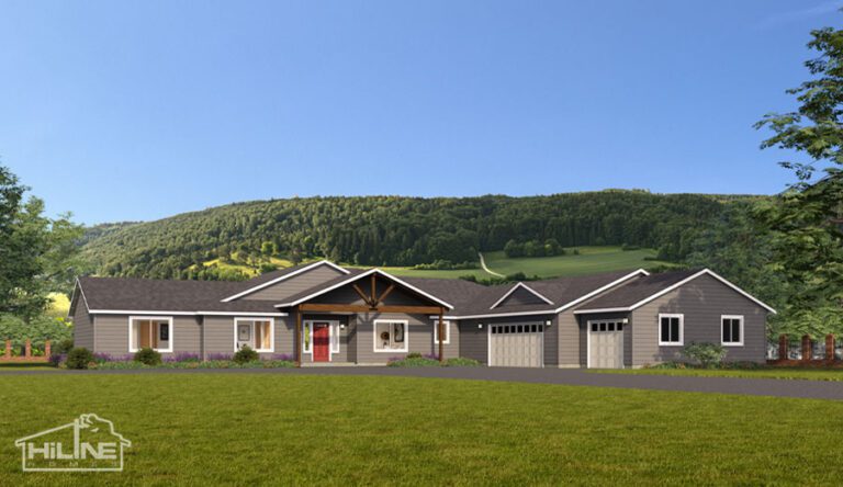 Home Plan 3711 standard elevation.