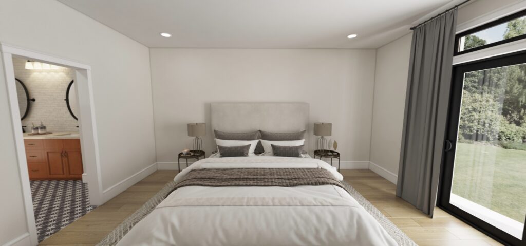 Home Plan 3711 primary suite 1.