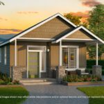 Home Plan 500A enhanced elevation