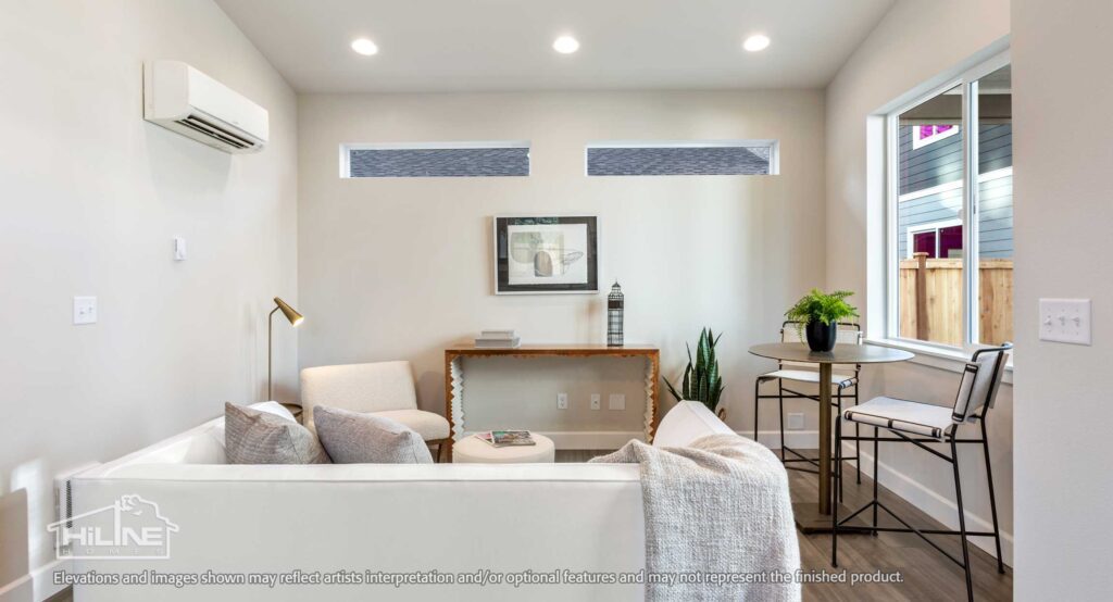 Home Plan 500A living.