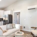 Home Plan 500A living and kitchen.