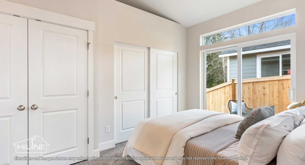 Home Plan 500A bedroom.