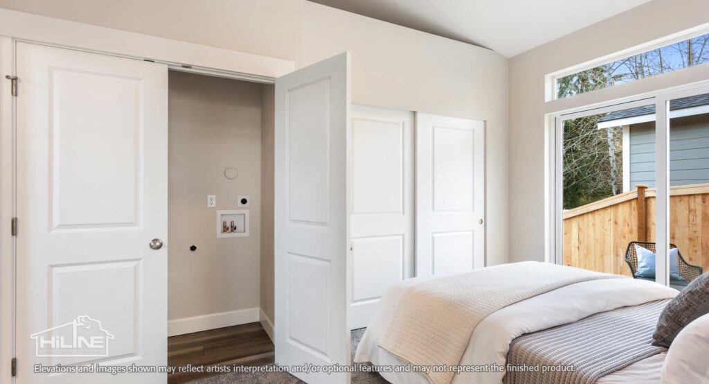 Home Plan 500A bedroom.