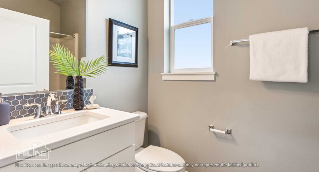 Home Plan 500A bath.