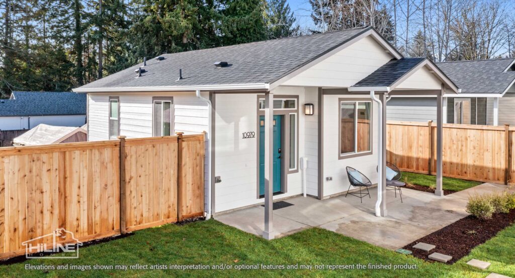 Home Plan 500A front exterior.