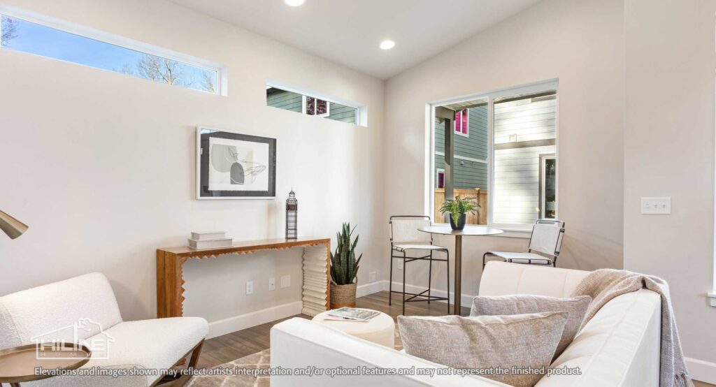 Home Plan 500A living.