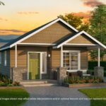 Home Plan 500A optional elevation.