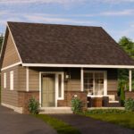 Home Plan 500B optional elevation.