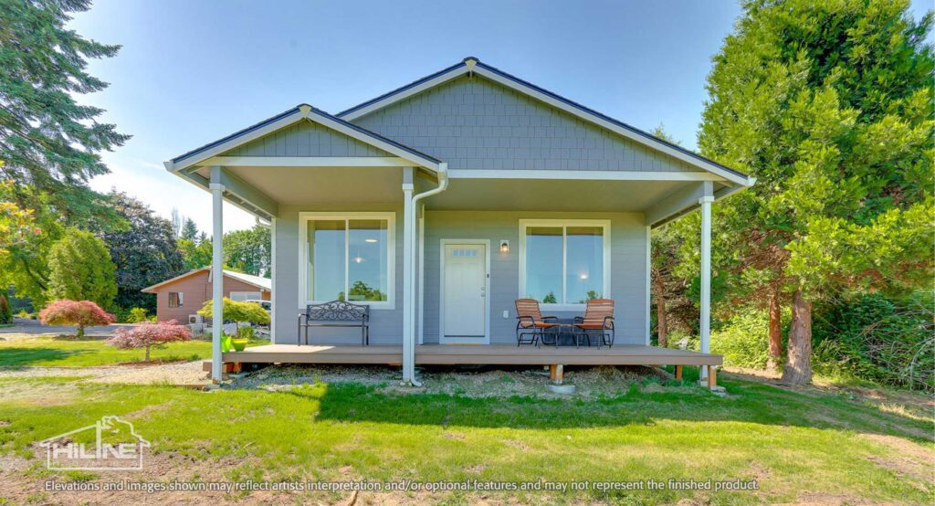 Home Plan 800 exterior front.