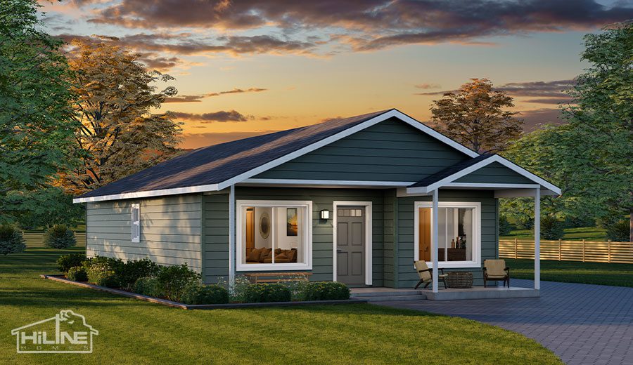 Home Plan 800 standard elevation.