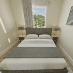 Home Plan 843 bedroom 2.