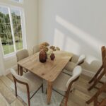 Home Plan 843 dining.