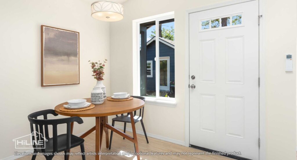 Home Plan 843 dining.