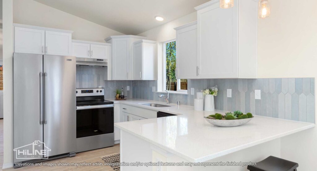 Home Plan 843 kitchen.