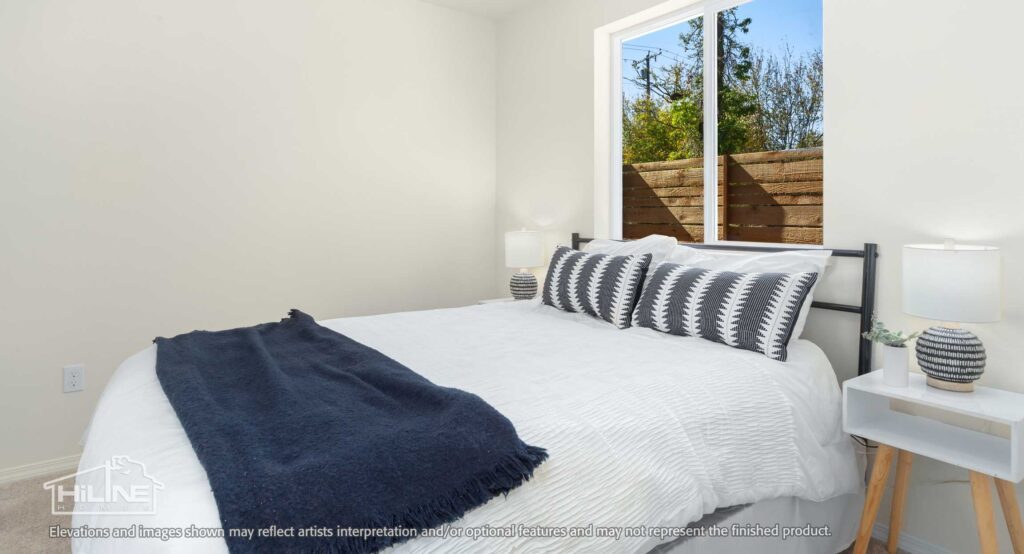 Home Plan 843 bedroom.