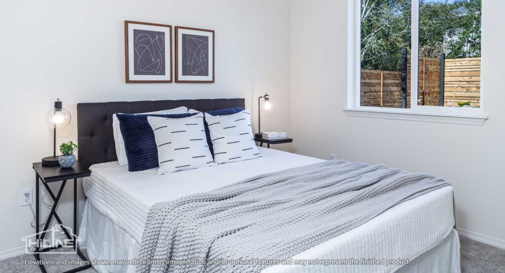 Home Plan 843 bedroom.