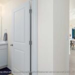 Home Plan 843 bath hallway.