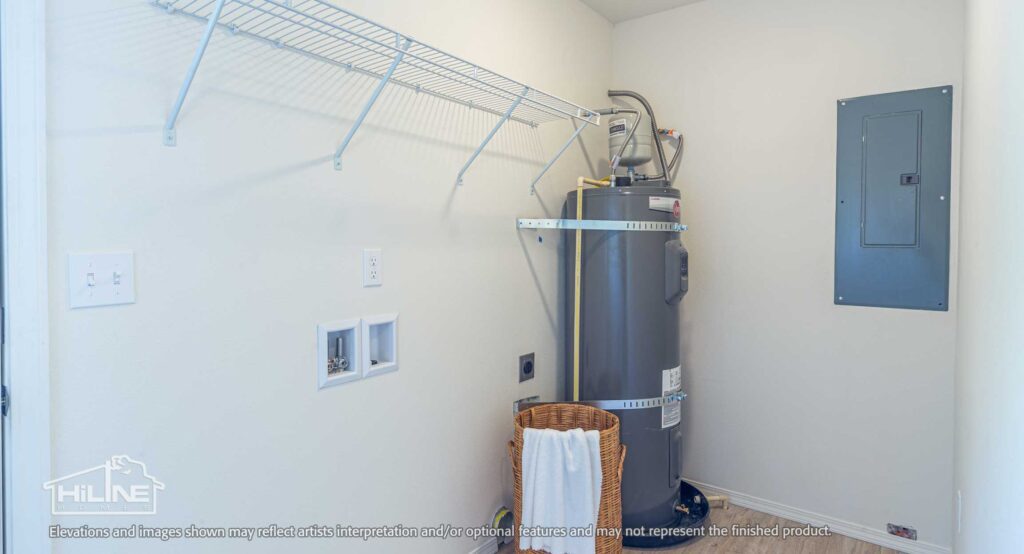 Home Plan 843 laundry.