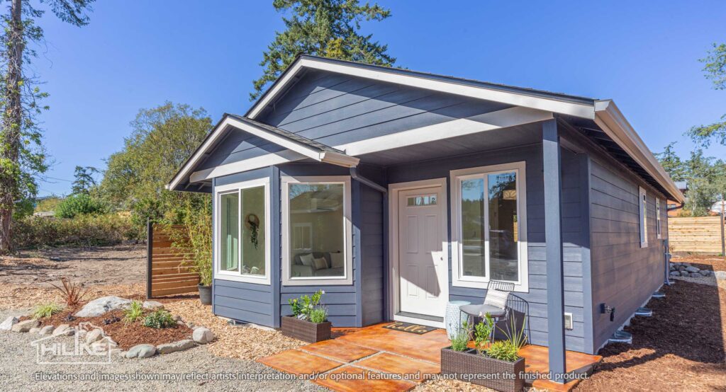 Home Plan 843 front exterior.