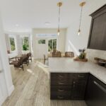 Home Plan 843 kitchen.