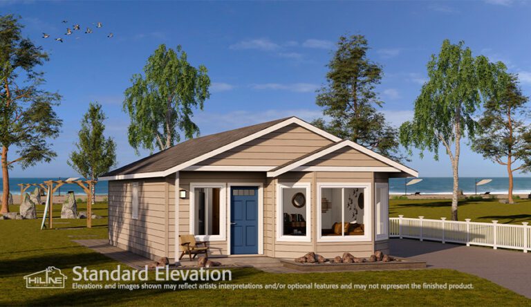 Home Plan 843 standard elevation.