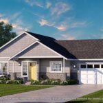 Home Plan 875 optional elevation.