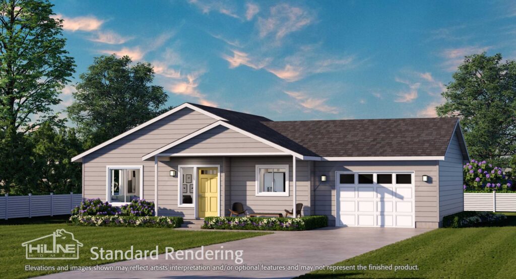 Home Plan 875 standard elevation.