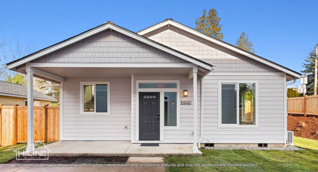 Home Plan 875 front exterior.