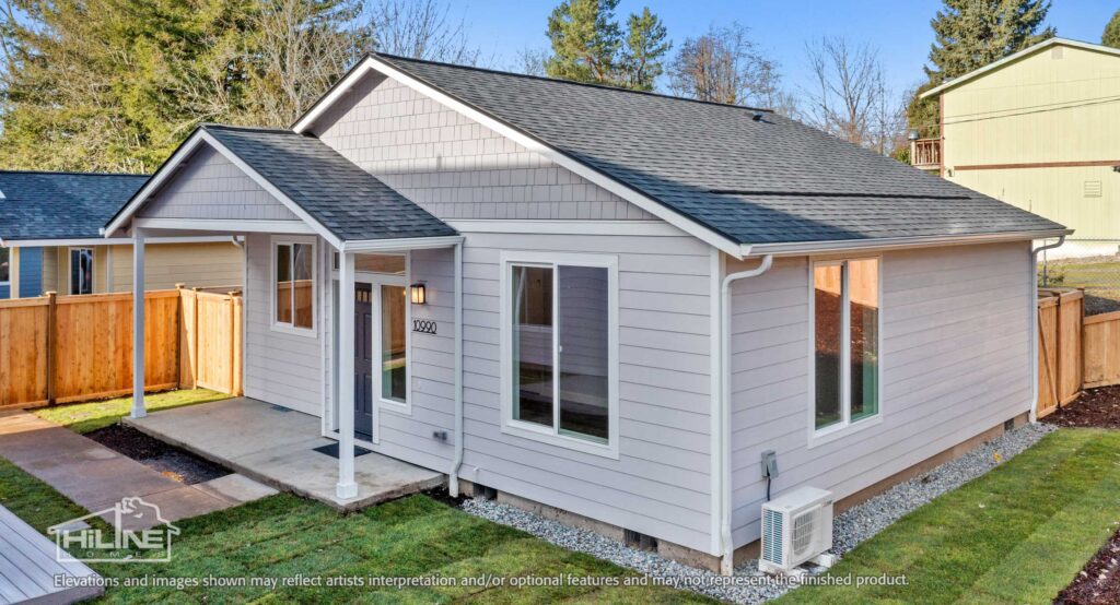 Home Plan 875 front exterior.