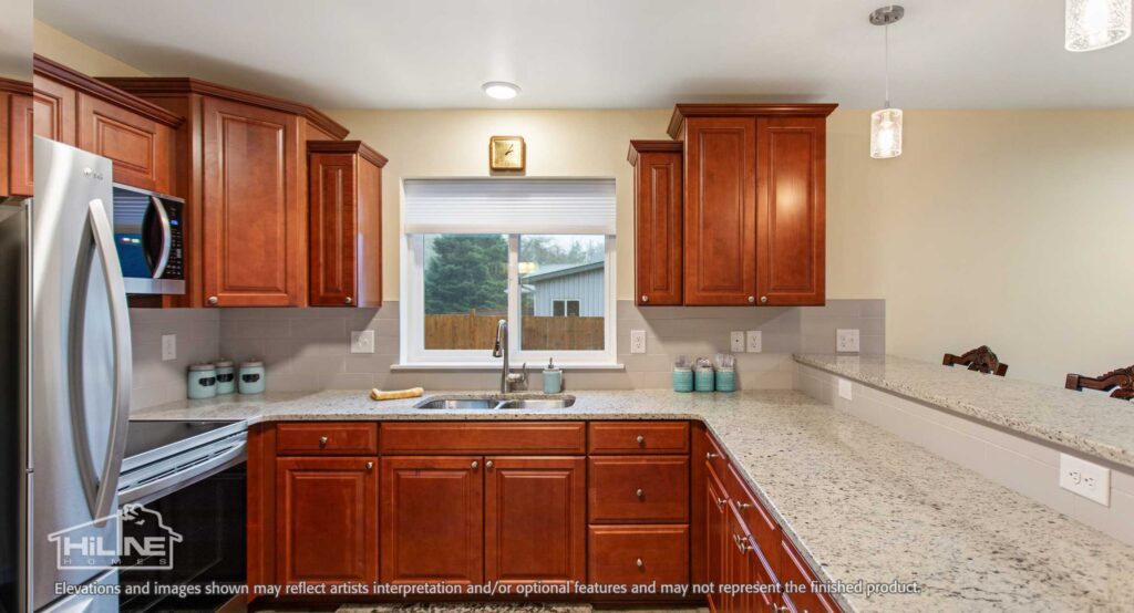 Home Plan 897A kitchen.