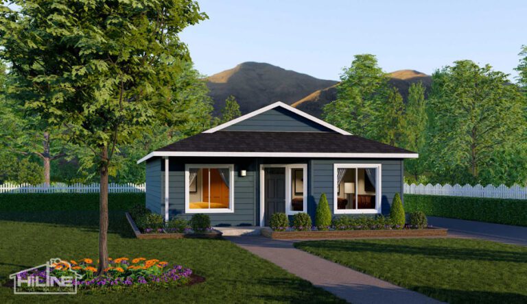 Home Plan 897A standard elevation.